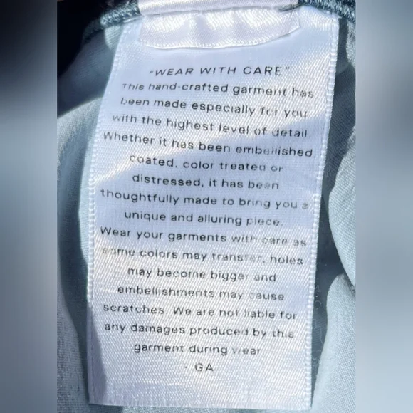 Good American Blue Distressed Skinny Jeans - Picture 8 of 10